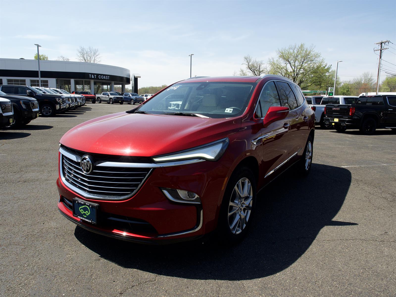 Red 2023 Buick Enclave Essence AWD SUV / Crossover Four-Wheel Drive 9-Speed Automatic