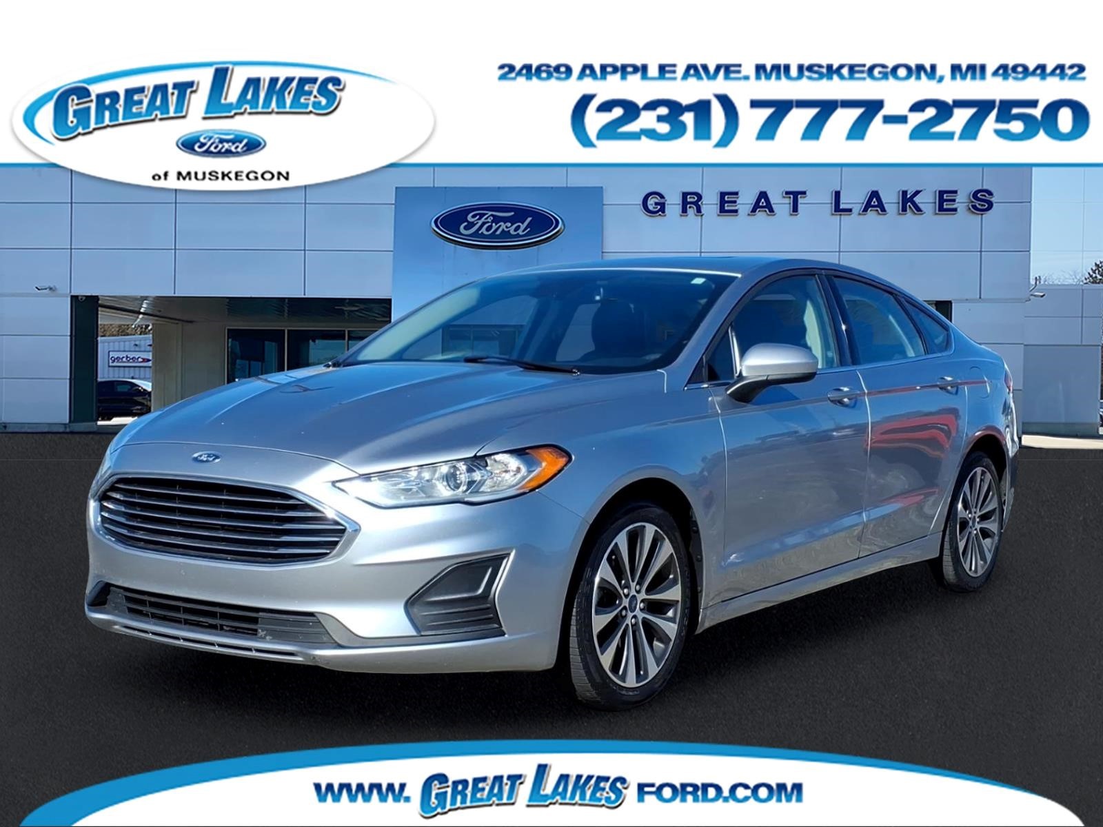 Iconic Silver M 2020 Ford Fusion Sedan All-Wheel Drive 6-Speed Automatic