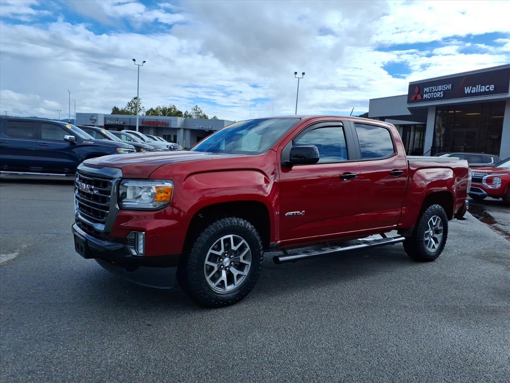 Cayenne Red Tintcoat Gsk 2021 GMC Canyon Pickup Truck Four-Wheel Drive 8-Speed Automatic