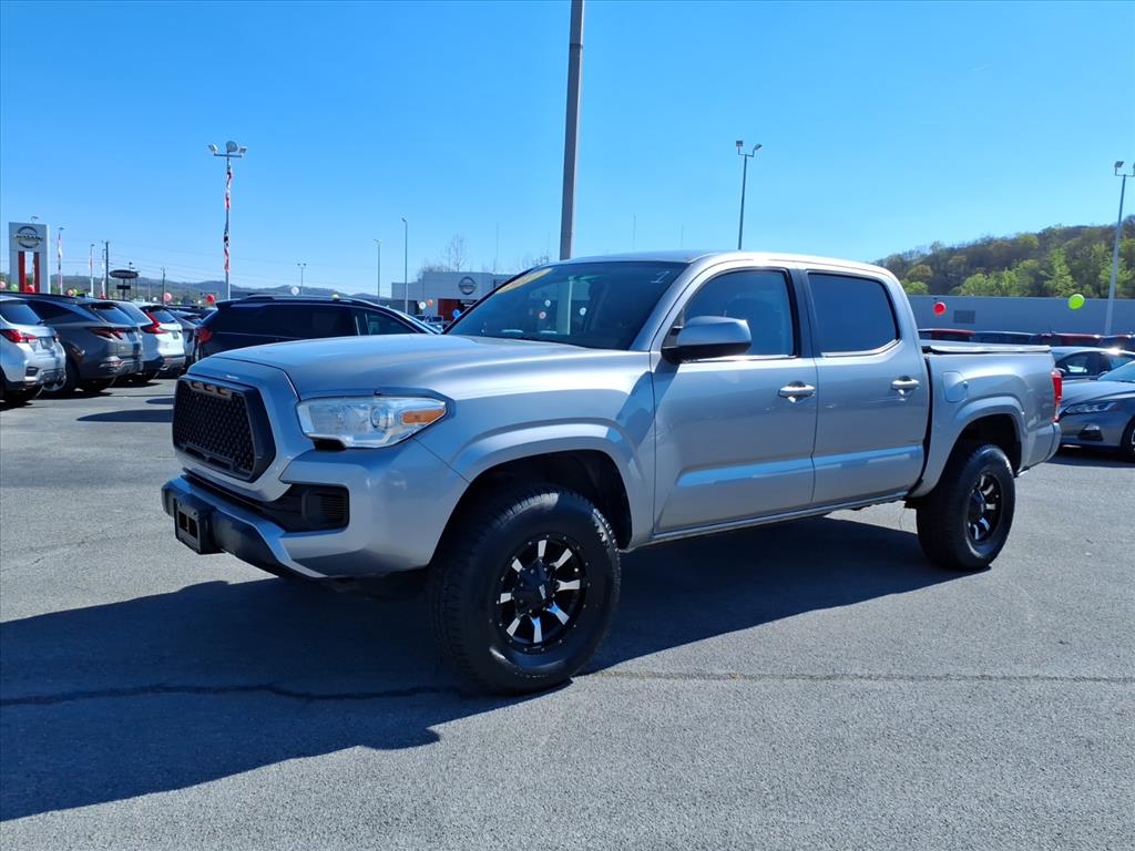 Silver 2017 Toyota Tacoma SR I4 Double Cab RWD Pickup Truck 4X2 6-Speed Automatic