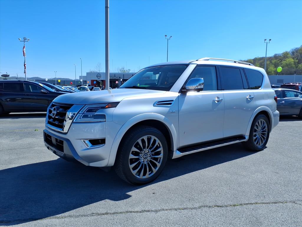 Brilliant Silver Metallic K23 2021 Nissan Armada Platinum 4WD SUV / Crossover Four-Wheel Drive 7-Speed Automatic