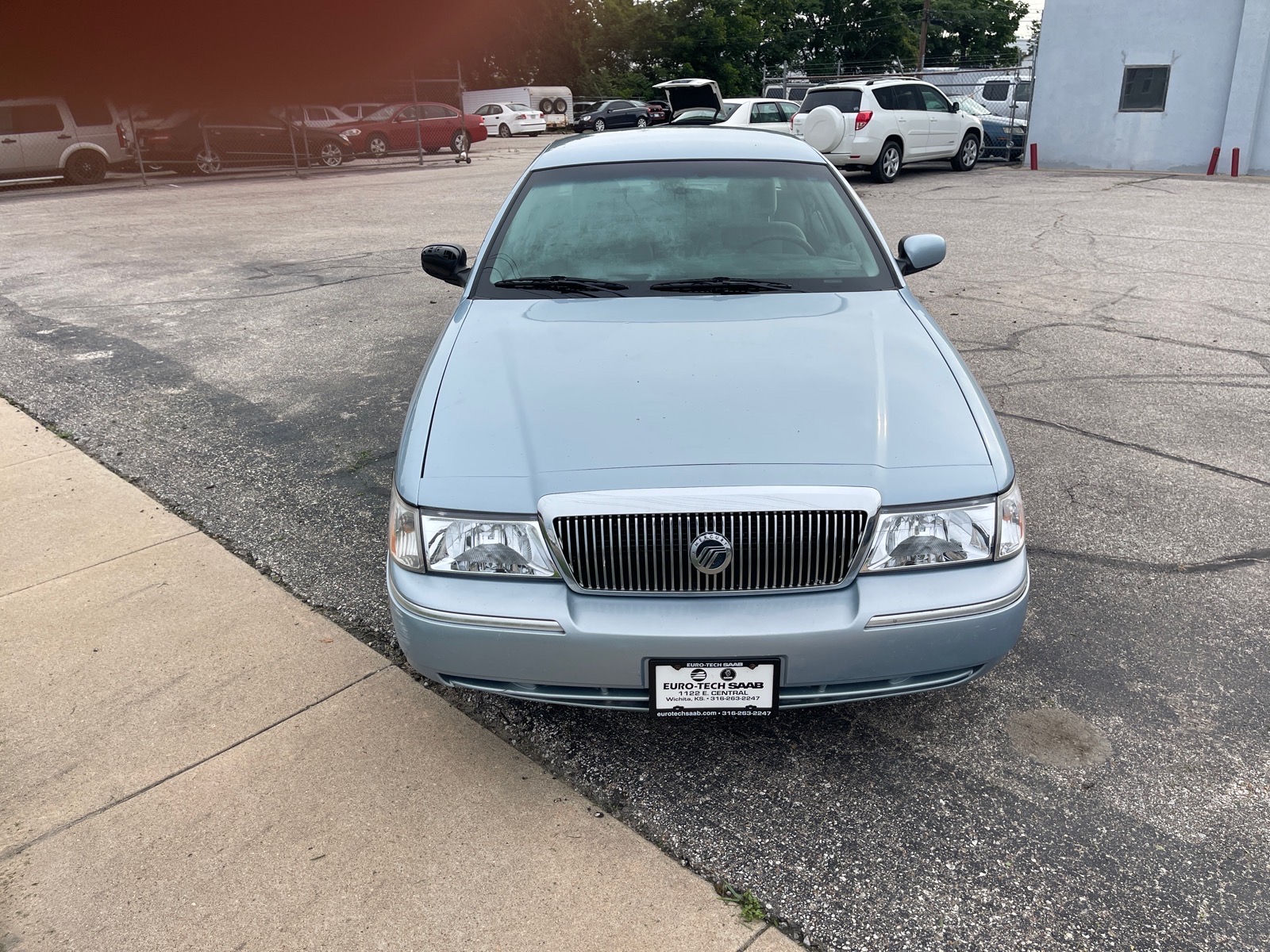 Light Ice Blue Clearcoat Metallic 2003 Mercury Grand Marquis Sedan Rear-Wheel Drive Automatic