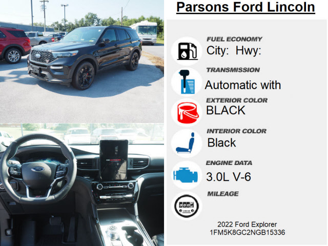 New 2022 FORD Explorer ST for sale by Kent Parsons Ford Inc in Martinsburg, WV