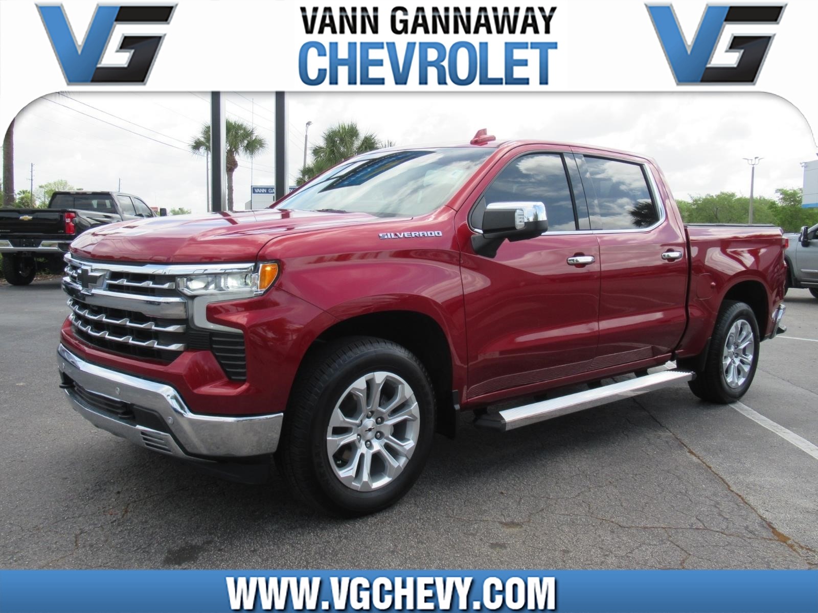 Radiant Red Tintcoat 2024 Chevrolet Silverado 1500 LTZ Crew Cab RWD Pickup Truck 4X2 Automatic