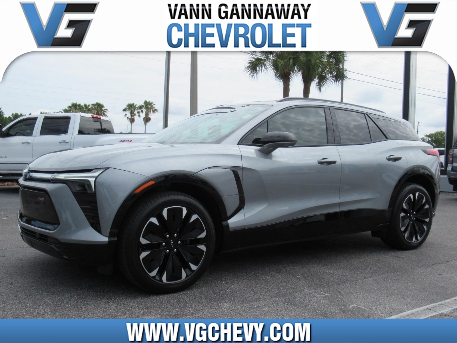 Gray (Strln Grey) 2024 Chevrolet Blazer EV RS eAWD SUV / Crossover All-Wheel Drive Automatic