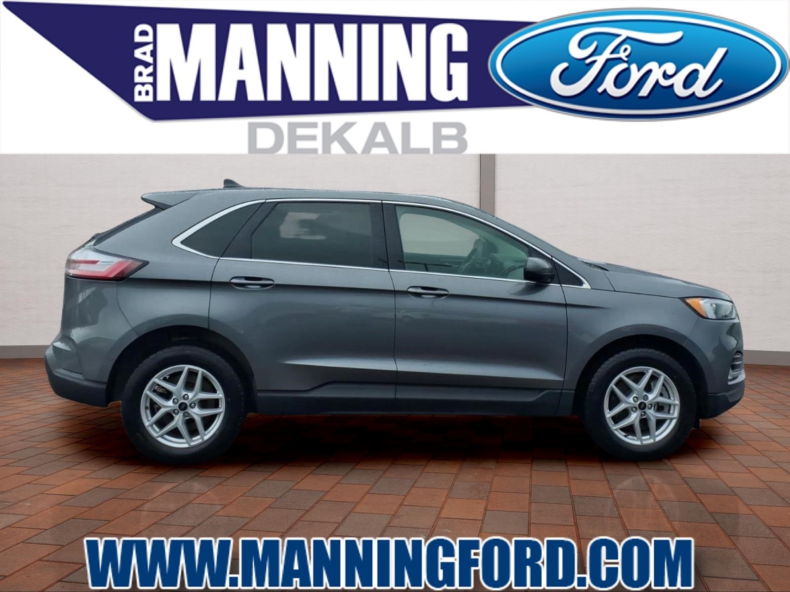 Gray Metallic 2024 Ford Edge SEL AWD SUV / Crossover All-Wheel Drive 8-Speed Automatic