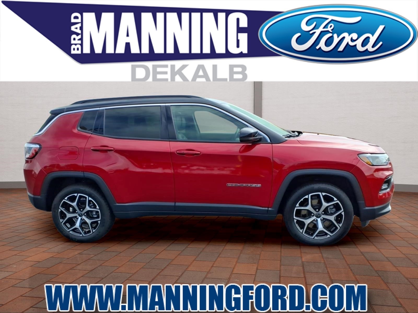 Red Hot Pearl Coat 2025 Jeep Compass SUV / Crossover Four-Wheel Drive 8-Speed Automatic