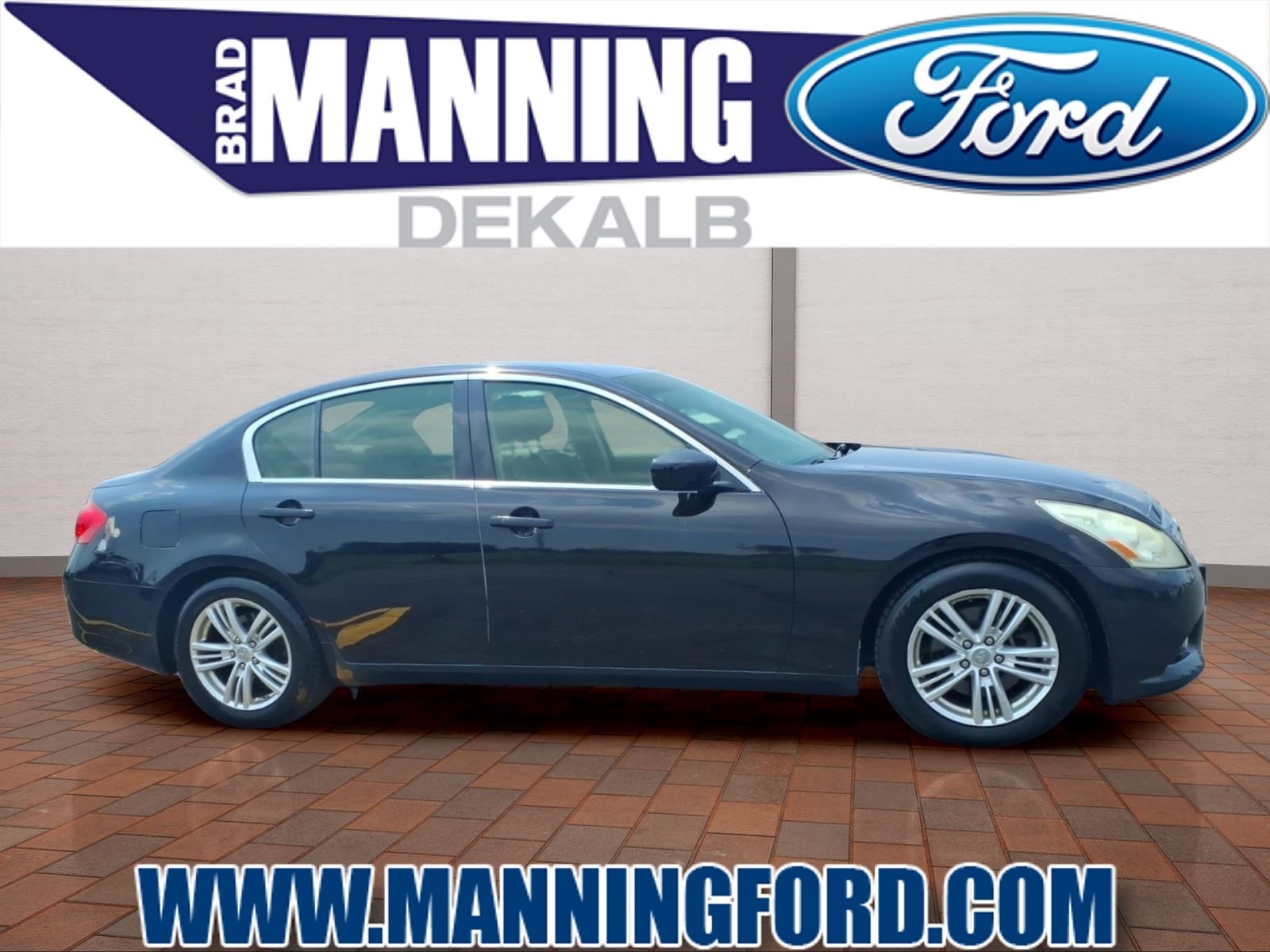 Black 2013 INFINITI G37 Sedan Rear-Wheel Drive 7-Speed Automatic