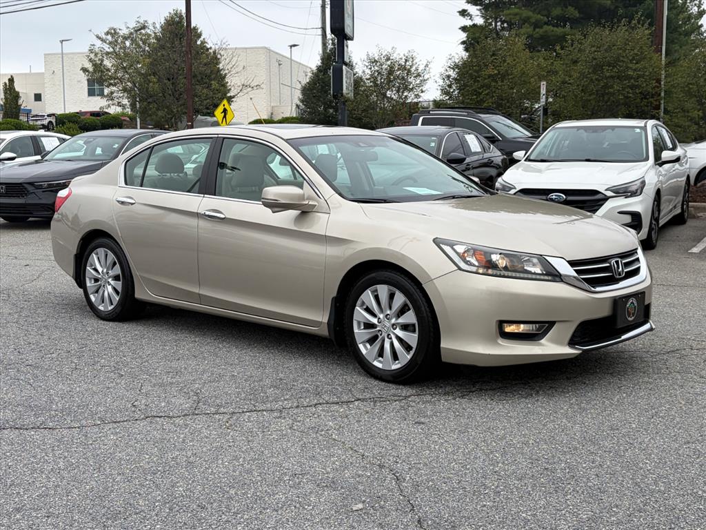 Champagne Frost Pearl 2013 Honda Accord Sedan Front-Wheel Drive Continuously Variable Transmission