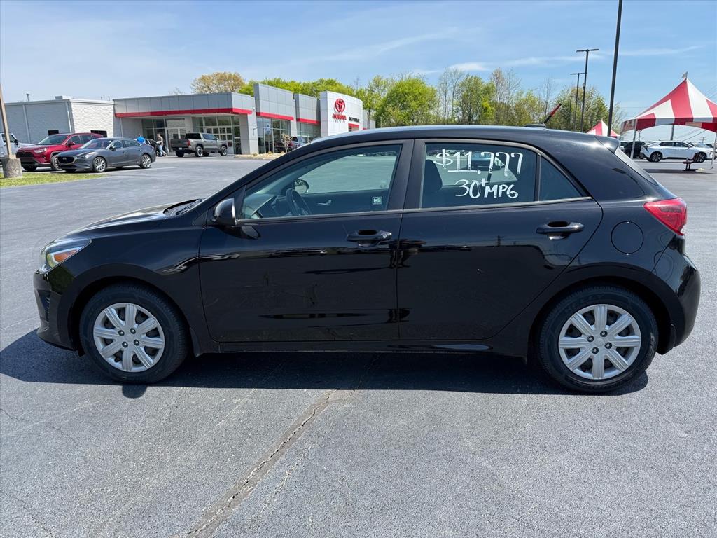 Aurora Black 2021 Kia Rio5 Hatchback Continuously Variable Transmission