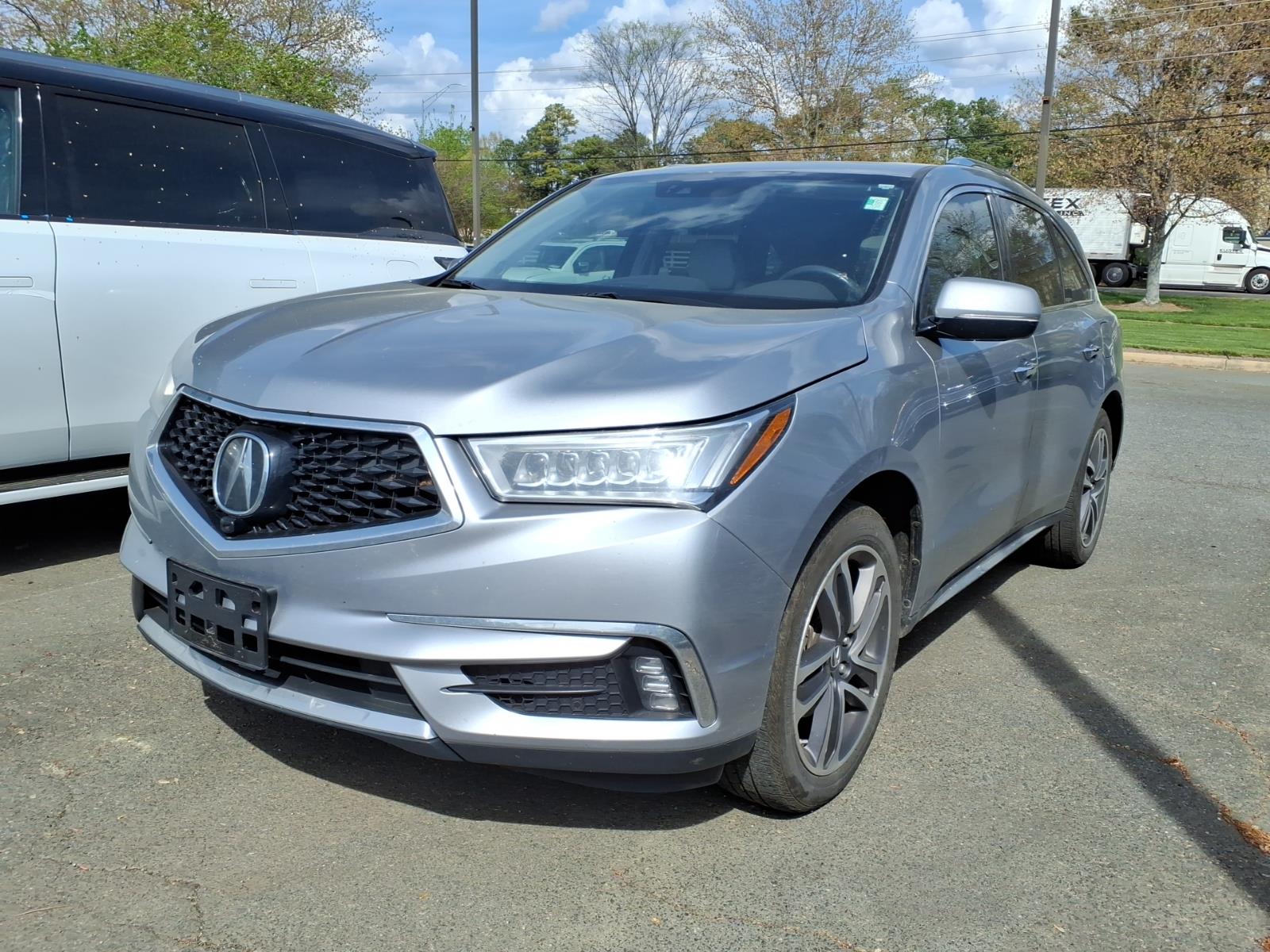 Lunar Silver Metallic 2018 Acura MDX SH-AWD with Advance Package SUV / Crossover All-Wheel Drive 9-Speed Automatic