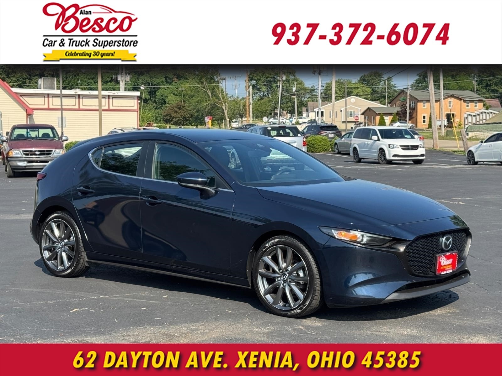 Deep Crystal Blue Mica 42m 2019 Mazda MAZDA3 Hatchback Front-Wheel Drive 6-Speed Automatic