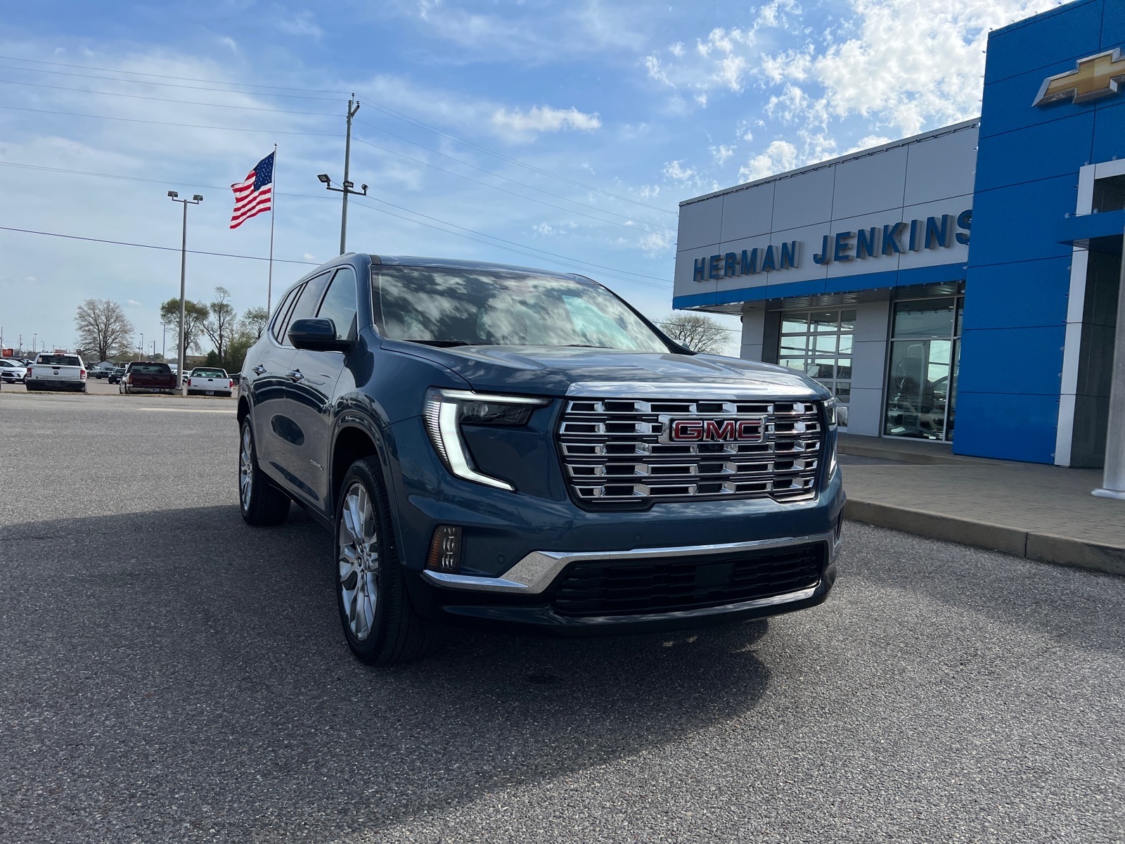 Downpour Metallic 2024 GMC Acadia Denali FWD SUV / Crossover Front-Wheel Drive 8-Speed Automatic