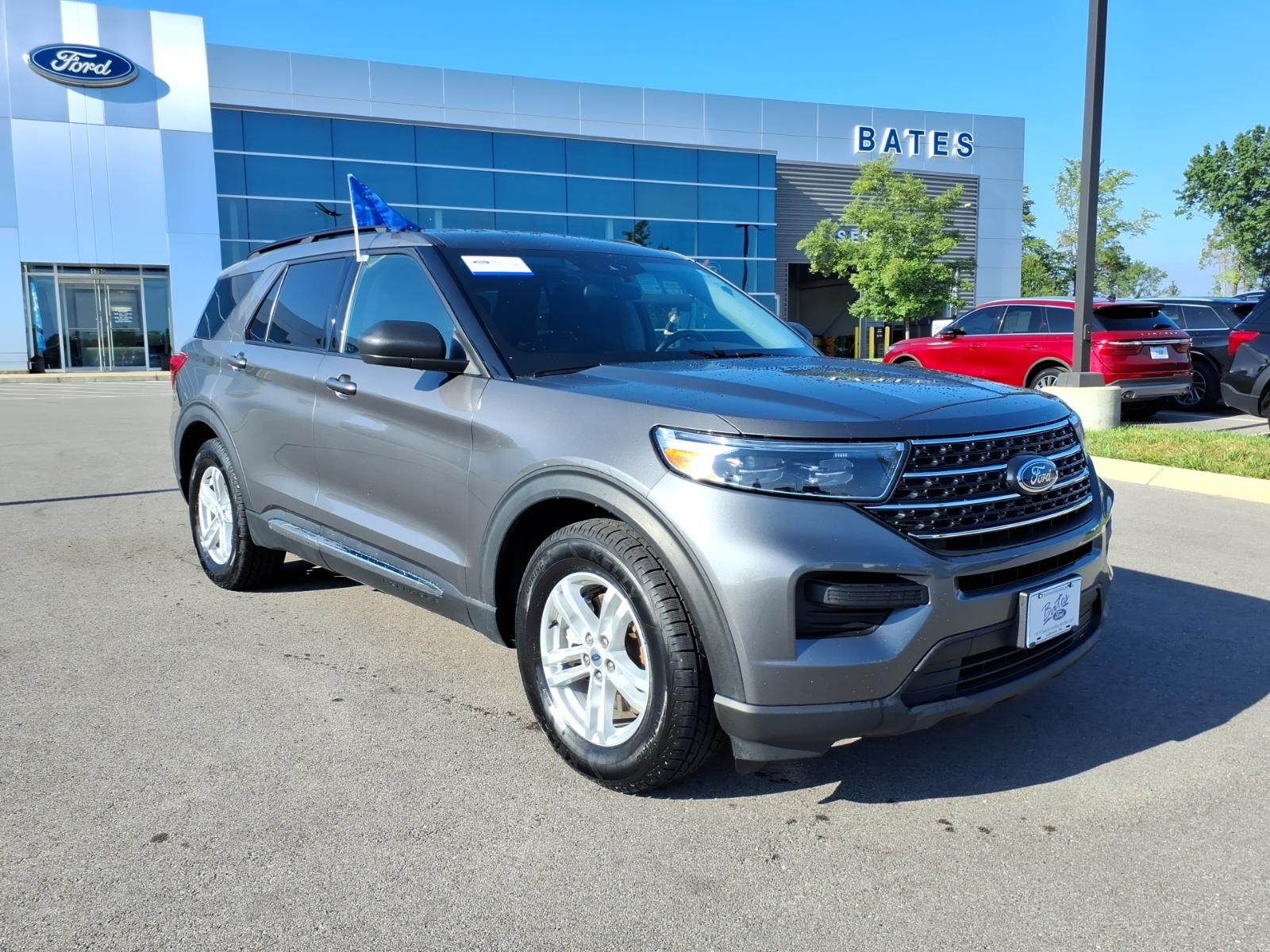 Carbonized Gray Metallic 2023 Ford Explorer SUV / Crossover Rear-Wheel Drive 5-Speed Automatic