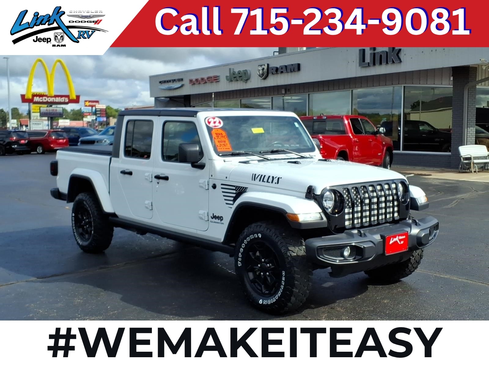 2022 Jeep Gladiator Willys Crew Cab 4WD