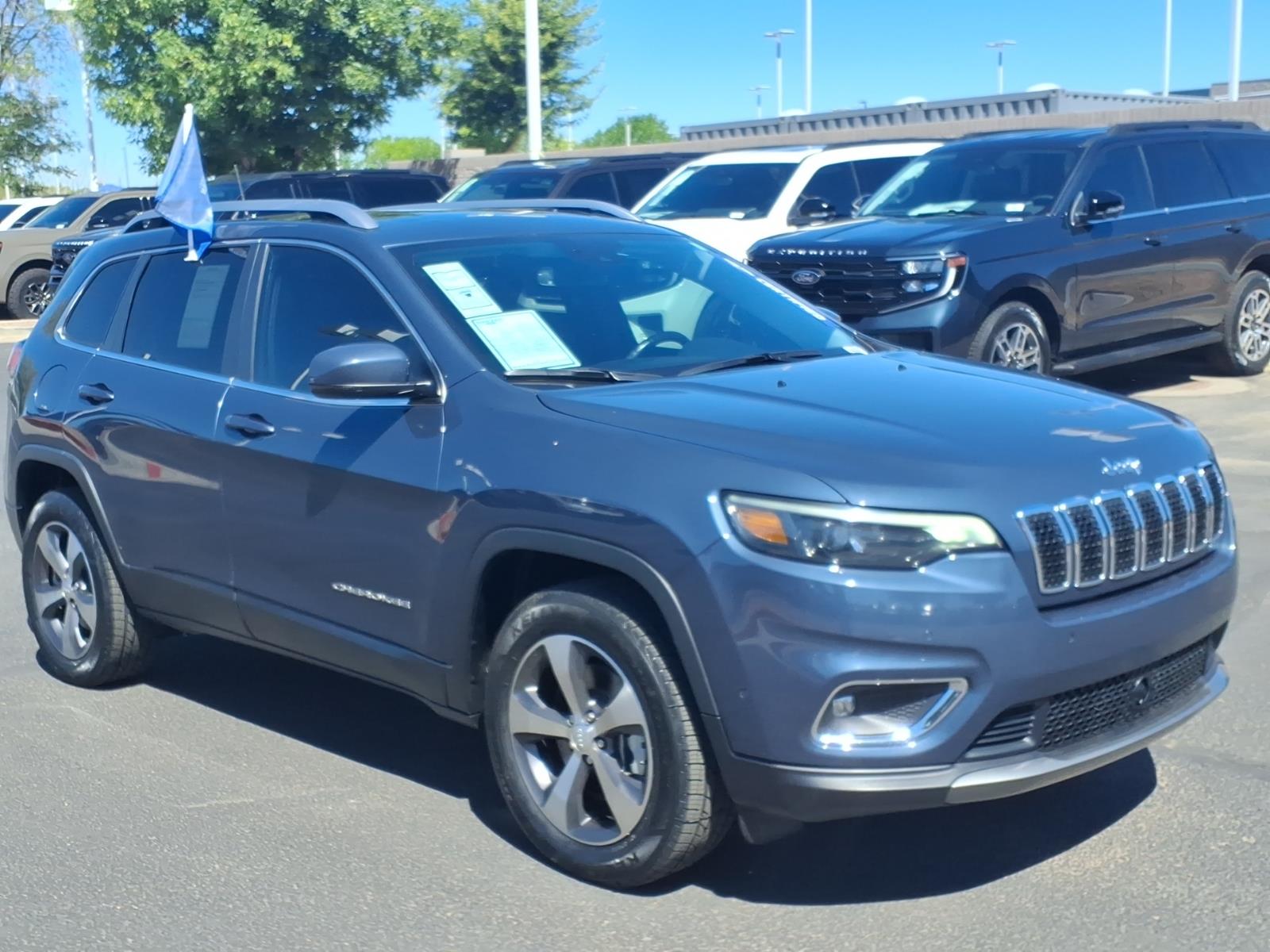 Slate Blue Pearlcoat 2021 Jeep Cherokee Limited 4WD SUV / Crossover Four-Wheel Drive 9-Speed Automatic