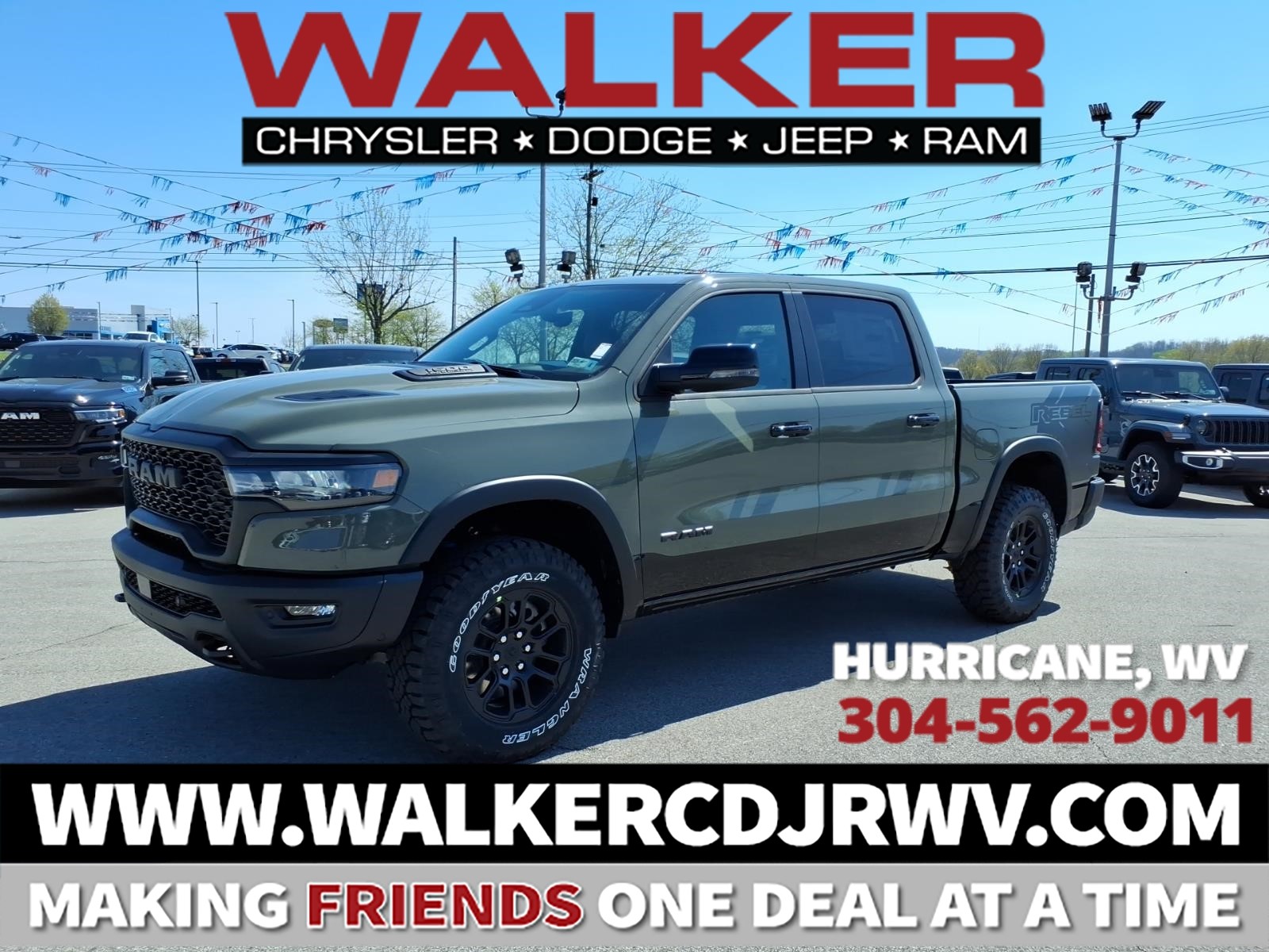 Canyon Lake Pj7 2026 RAM 1500 Rebel Crew Cab 4WD Pickup Truck Four-Wheel Drive 8-Speed Automatic