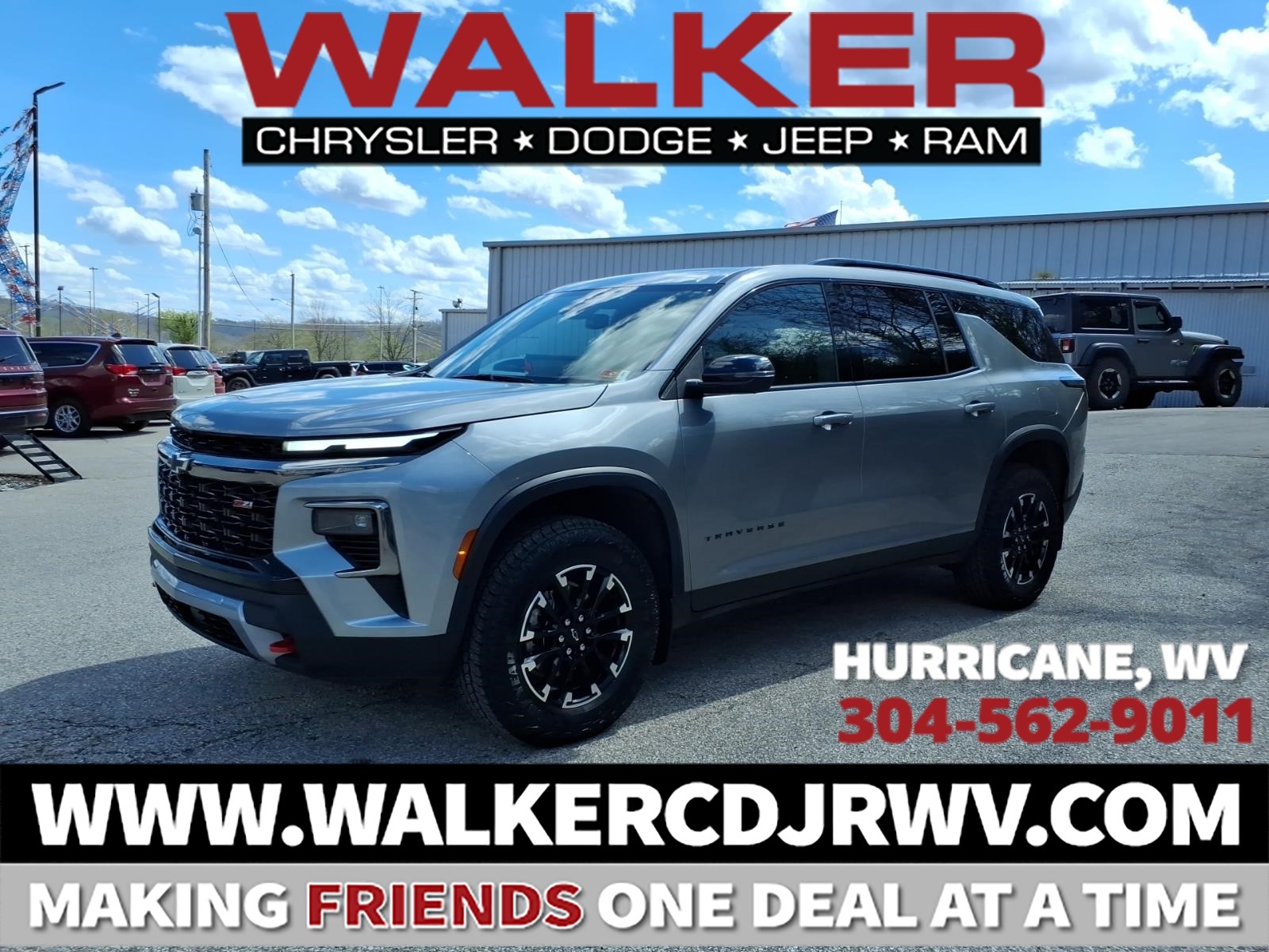 Gray 2025 Chevrolet Traverse Z71 AWD SUV / Crossover Four-Wheel Drive 8-Speed Automatic