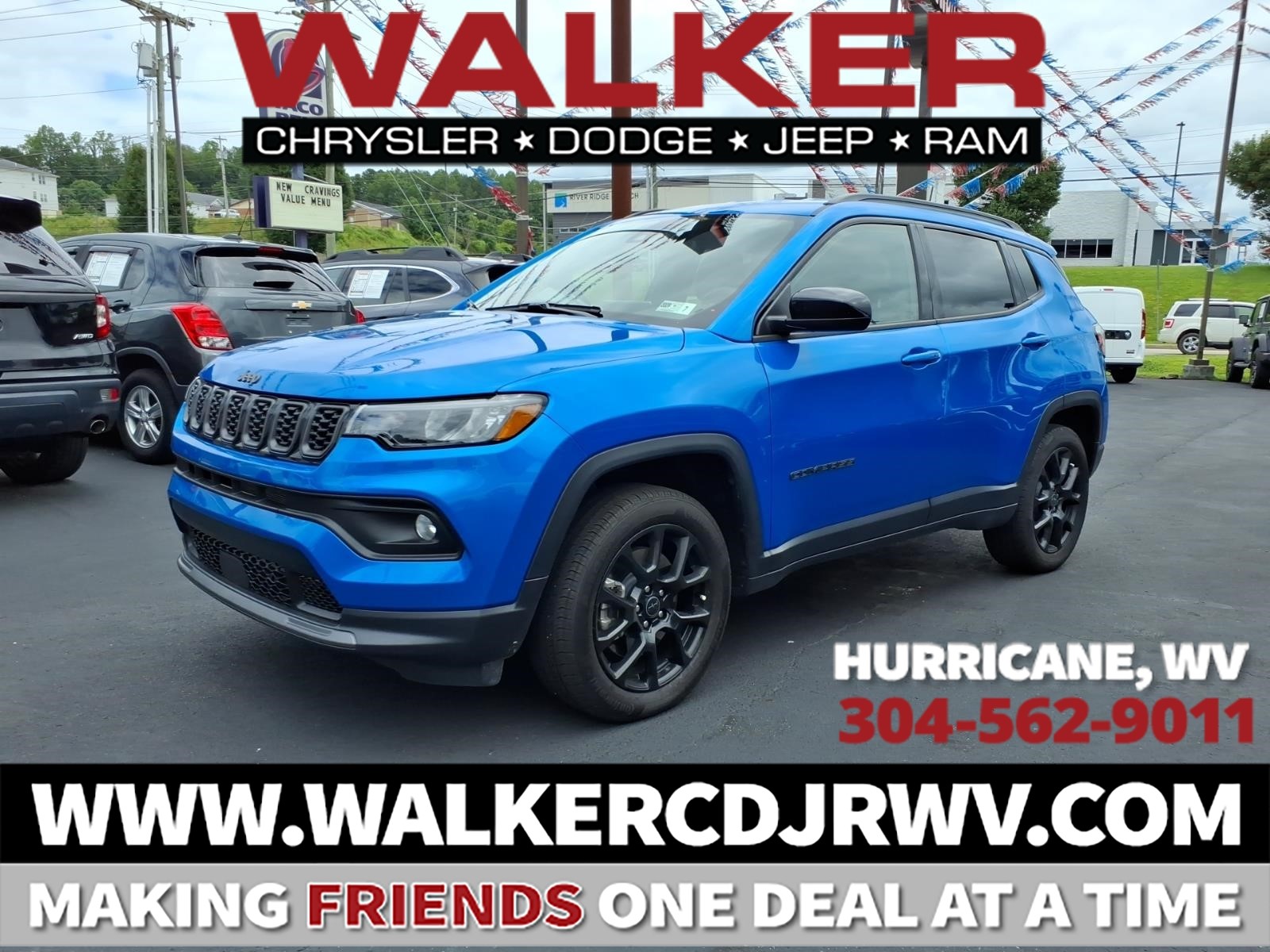 Blue 2026 Jeep Compass SUV / Crossover Four-Wheel Drive 8-Speed Automatic