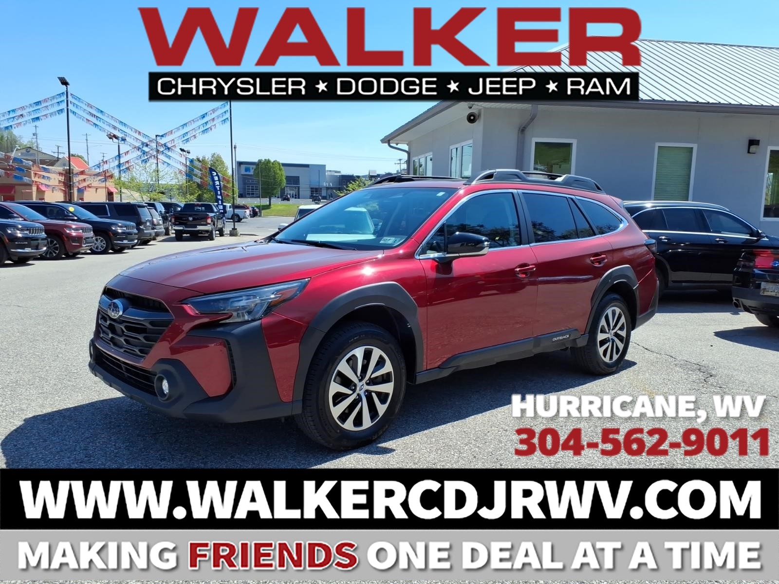 Red (Maroon) 2024 Subaru Outback Premium AWD SUV / Crossover All-Wheel Drive 8-Speed CVT