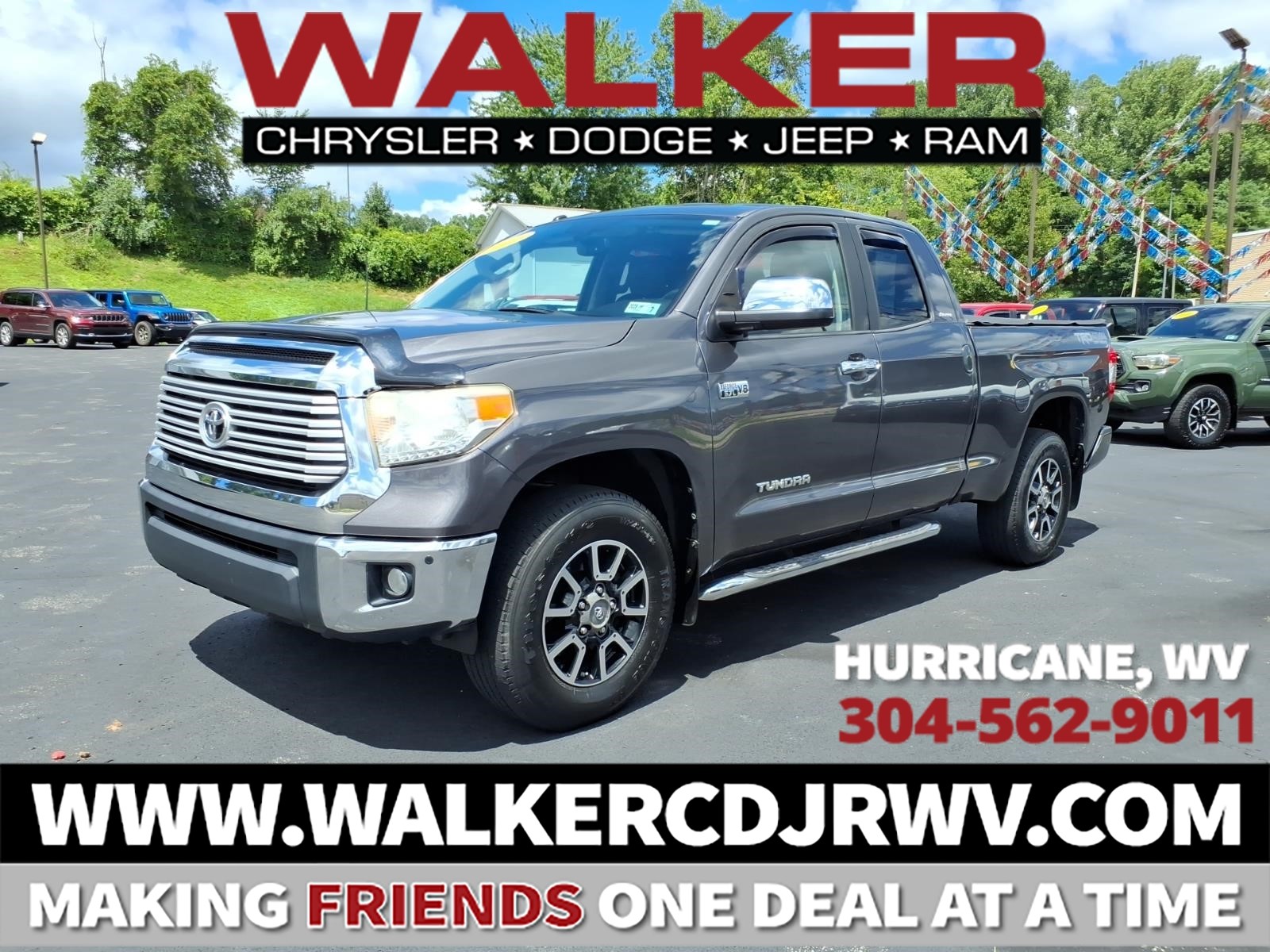 Gray 2017 Toyota Tundra Pickup Truck Four-Wheel Drive 6-Speed Automatic