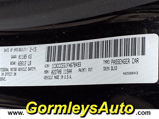 2015 Chrysler 200 C:678493P