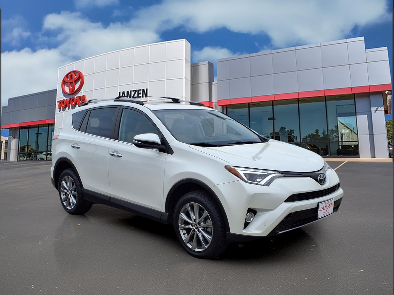 White (Blizzard Pearl) 2017 Toyota RAV4 Limited AWD SUV / Crossover All-Wheel Drive 6-Speed Automatic