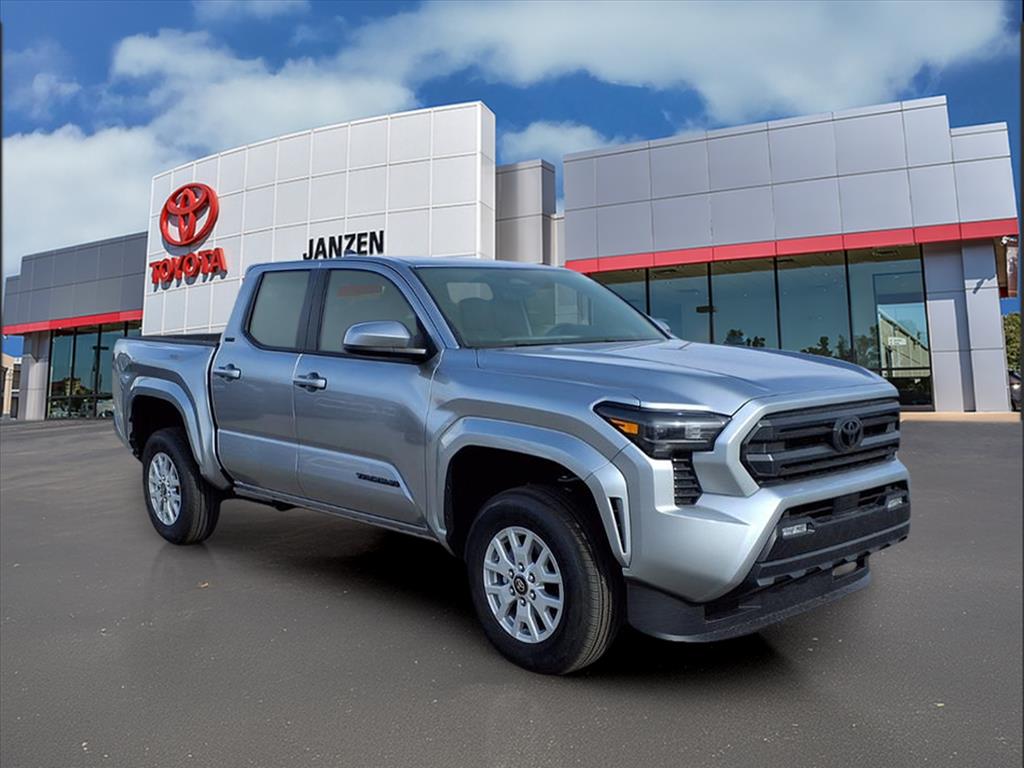 Celestial Silver 2026 Toyota Tacoma SR5 Double Cab 4WD Pickup Truck Four-Wheel Drive 8-Speed Automatic