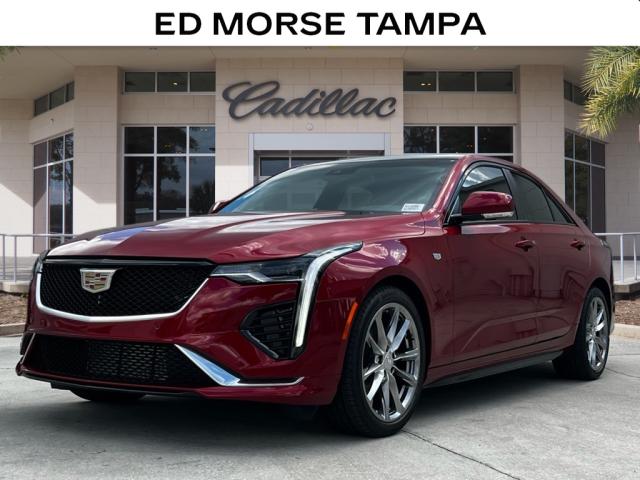 new 2025 Cadillac CT4 car, priced at $46,415