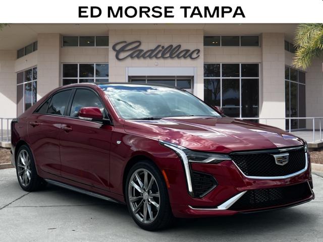 new 2025 Cadillac CT4 car, priced at $46,415