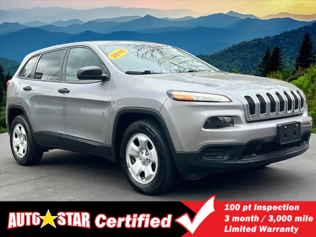 used 2015 Jeep Cherokee car, priced at $18,300