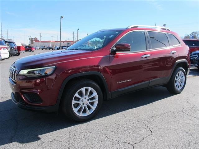 used 2021 Jeep Cherokee car, priced at $23,435