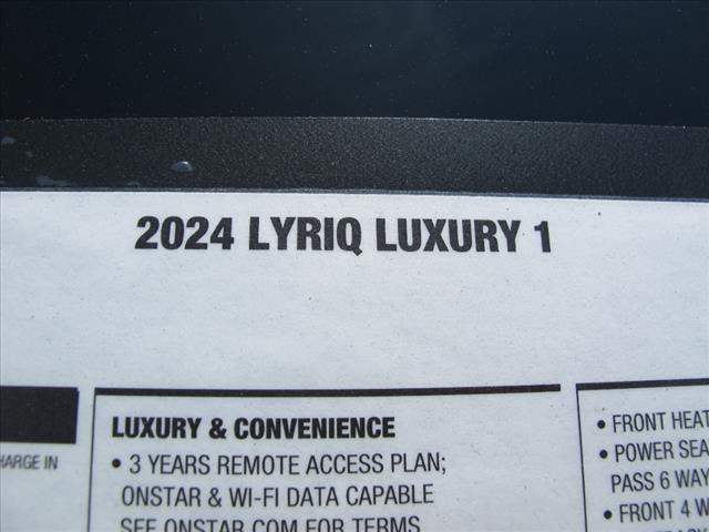 new 2024 Cadillac LYRIQ car, priced at $62,790