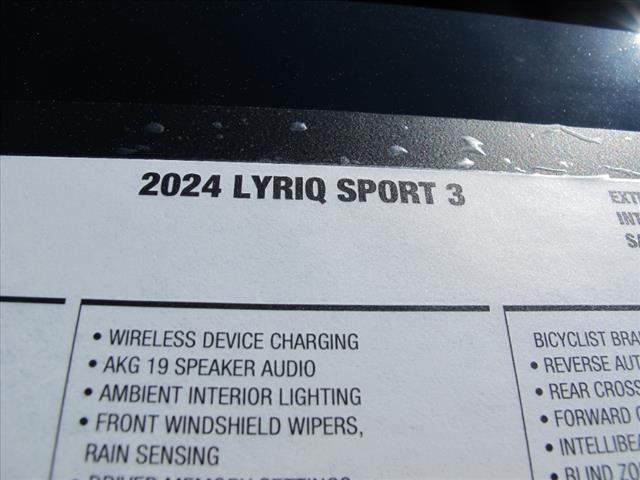 new 2024 Cadillac LYRIQ car, priced at $72,415