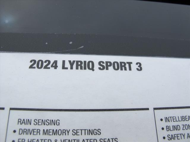 new 2024 Cadillac LYRIQ car, priced at $72,415